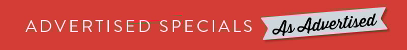 Advertised Specials 